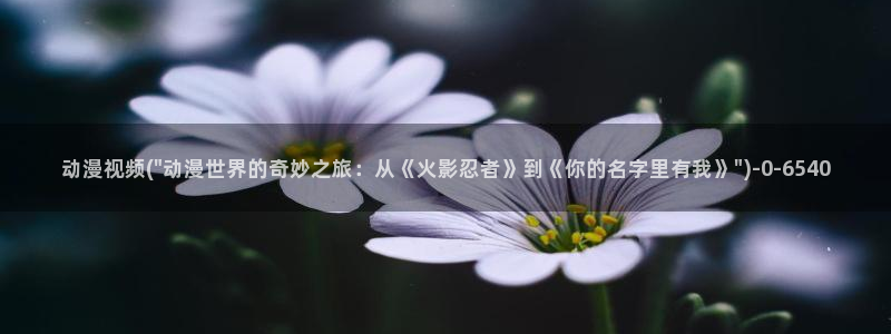 恶作剧之吻动漫：动漫视频(\